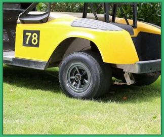 Las cubiertas de rueda universales fuertes del carro de golf 8 avanzan lentamente el sistema del peso 4 330g