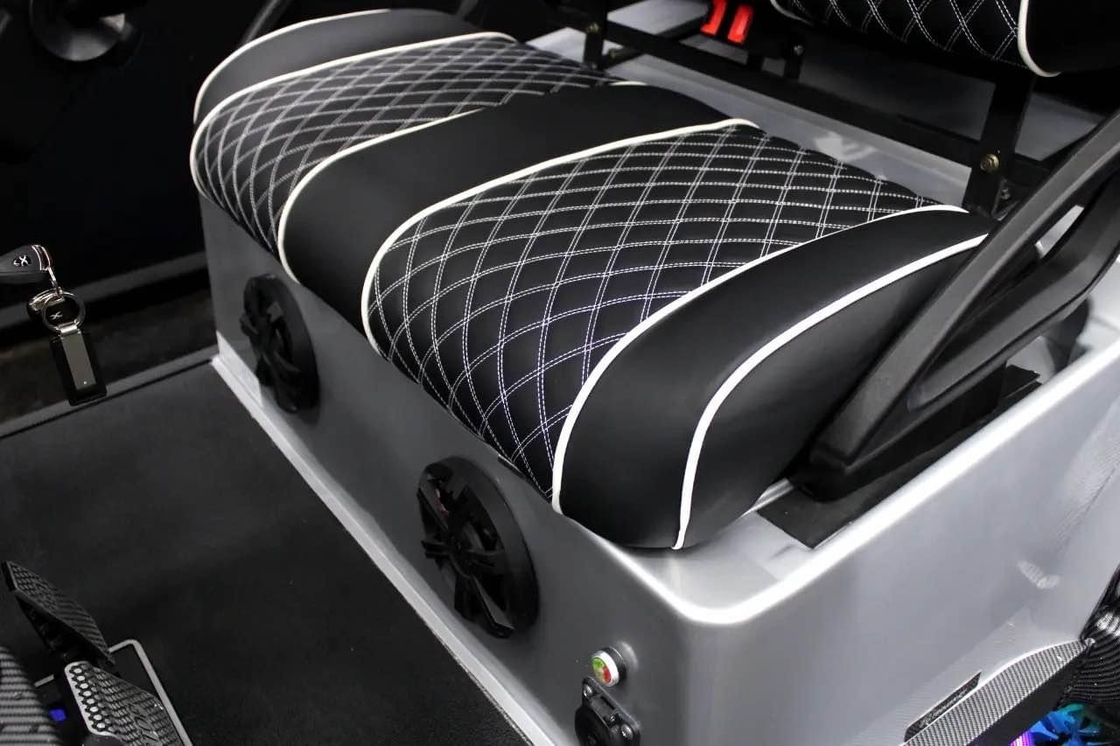 Parte alta adaptable del color del coche del golf del TOP de EV4+2G 25mph mejorable