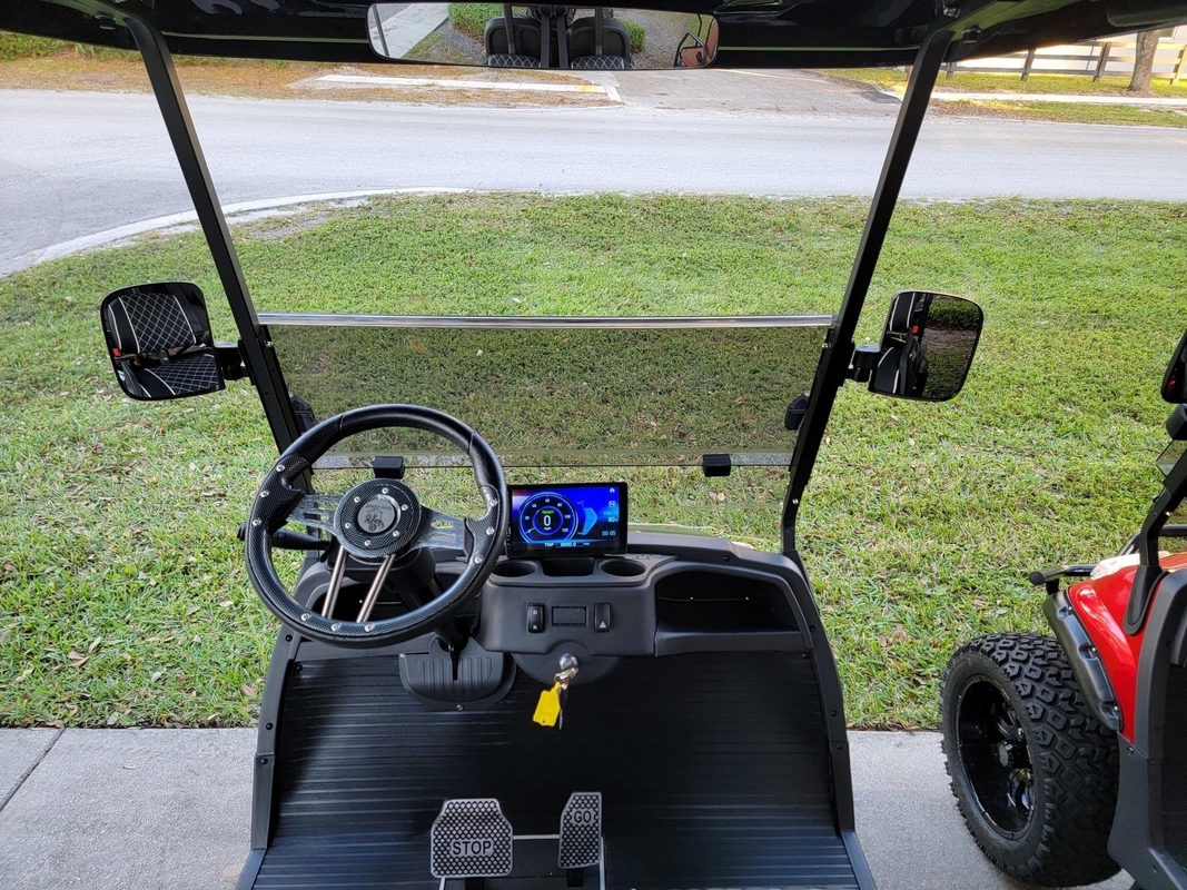 Parte alta adaptable del color del coche del golf del TOP de EV4+2G 25mph mejorable