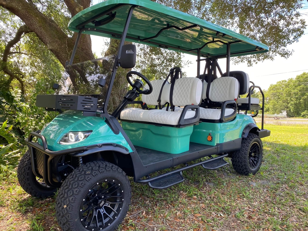 4 color adaptable SUPERIOR mejorable de gama alta del coche EV4+2G 25mph del golf de Seaters