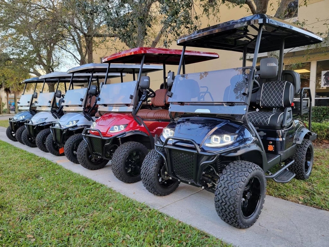 Parte alta SUPERIOR del coche del golf del color adaptable eléctrico EV2+2 mejorable