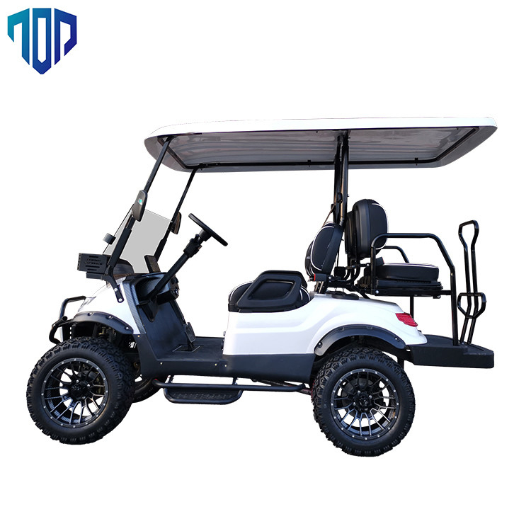 Parte alta SUPERIOR del coche del golf del color adaptable eléctrico EV2+2 mejorable