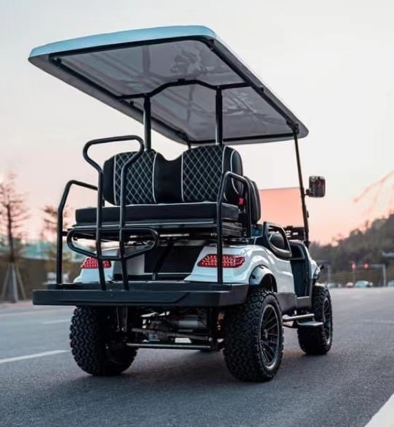 Coche SUPERIOR mejorable EV2 25mph 48V del golf de la parte alta adaptable del color