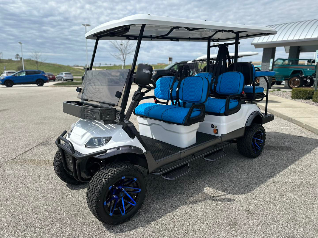 Parte alta adaptable del color del coche del golf del TOP de EV4+2G 25mph mejorable