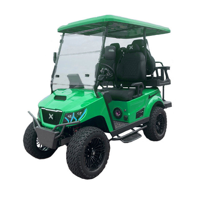 Top Golf Marca levantado 4 pasajeros Golf Car Marca de caza Buggy Nuevo 4 ruedas Club de coche eléctrico Golf Car para la venta