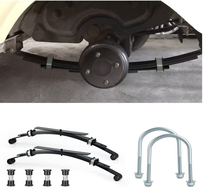 Equipo de resorte trasero de 4 hojas de carga pesada con mangas de bujes para coche de club DS Golf Cart 1014675