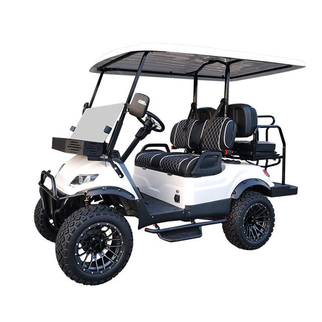 Nuevo carrito de golf eléctrico de batería de litio equipado con sistema de seguridad para turismo autobús Top Golf