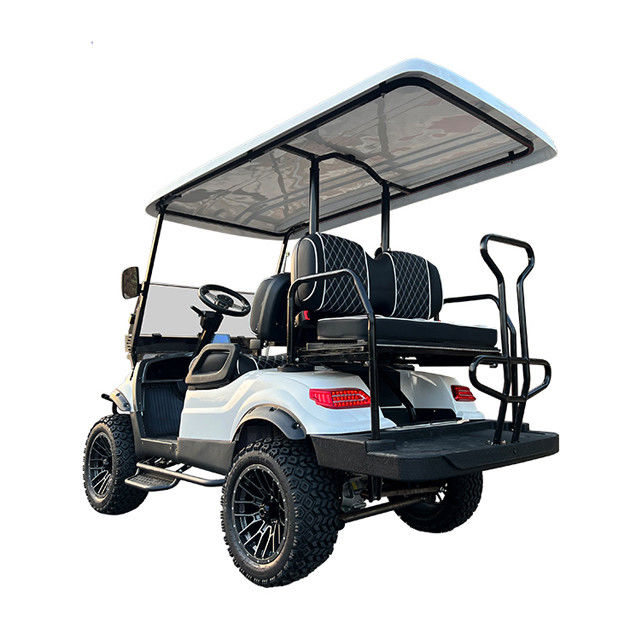 Nuevo carrito de golf eléctrico de batería de litio equipado con sistema de seguridad para turismo autobús Top Golf