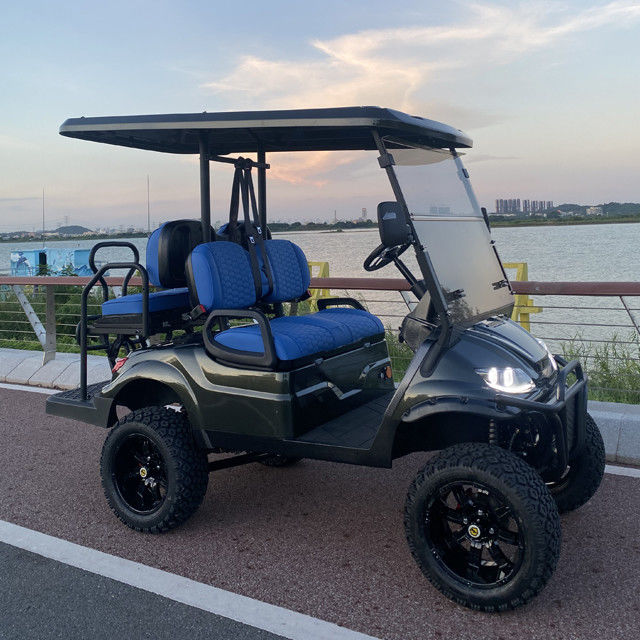 Últimas tendencias 48V 62V 72V 5KW7.5KW Motor 4 plazas Nuevo carrito de golf eléctrico Certificado CE