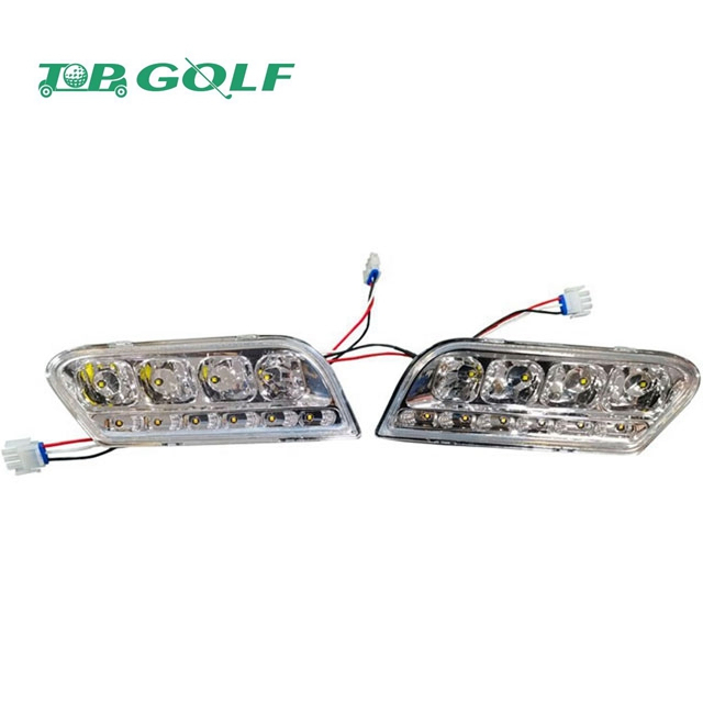 Club Car Tempo LED Light Kit with 5 Years Warranty High Brightness LED and Plug & Play Street Legal Light Kit