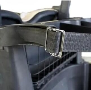 Correas de repuesto universales para bolsas de golf, ajustables, acolchadas y de liberación lateral rápida con 2 hebillas giratorias, 2 uds.