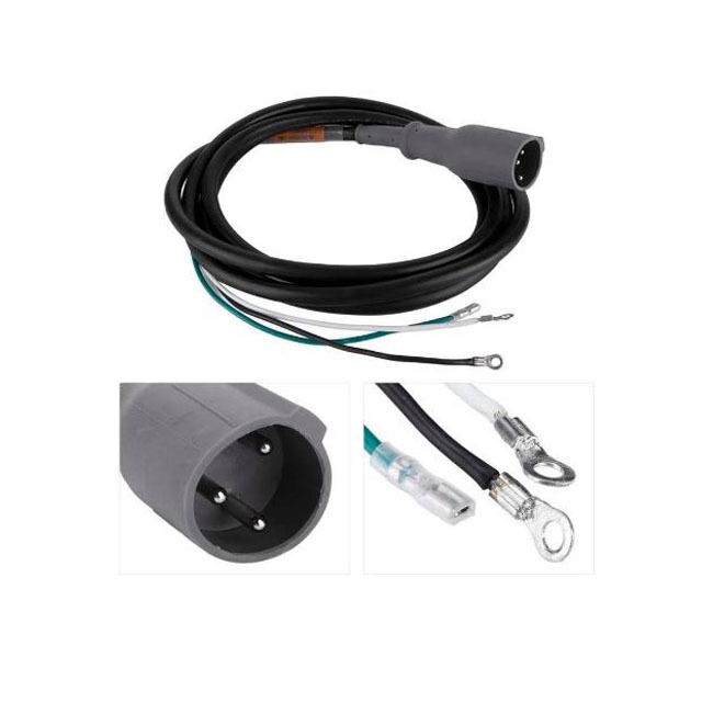 Enchufe de cargador de 48V para coche de club DS & Precedente 1, 3-Pin macho con conexión de cable de CC, reemplaza OEM # 101828901 103429001 101128901