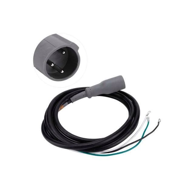 Enchufe de cargador de 48V para coche de club DS & Precedente 1, 3-Pin macho con conexión de cable de CC, reemplaza OEM # 101828901 103429001 101128901