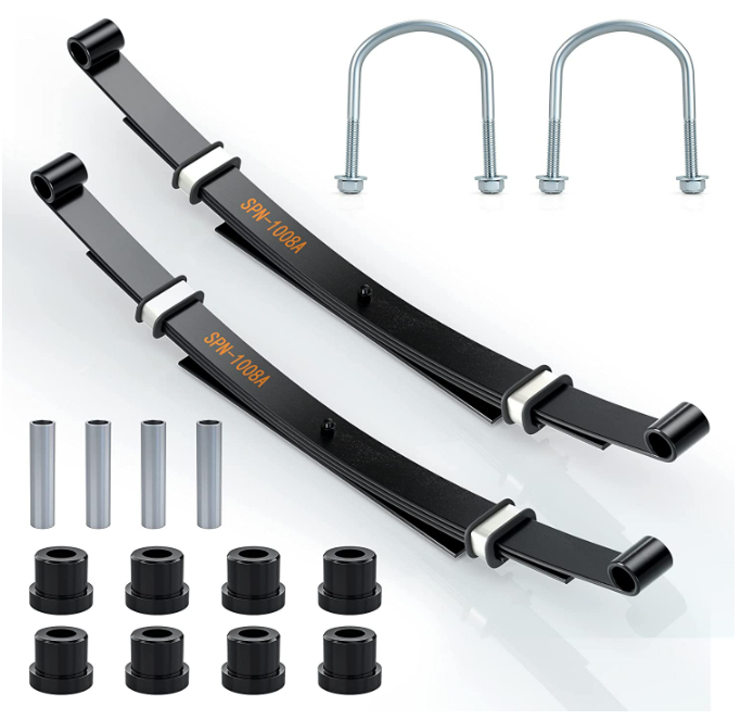 Kit de resorte trasero de 4 hojas con bujes y mangas para coche club DS Golf Cart 1014675