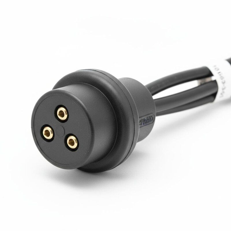 Club Car 36 V cargador cable enchufe 1016433-01 actualización premium diseño redondo de tres pines cuerpo moldeado resistente a la intemperie