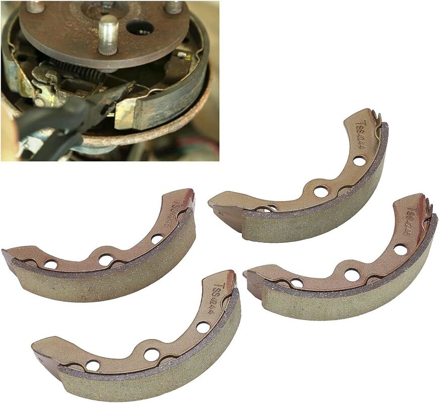 Zapatas de freno de Club Car 101823201 Actualización Premium 1995 Forro de fricción orgánico apto para modelos posteriores