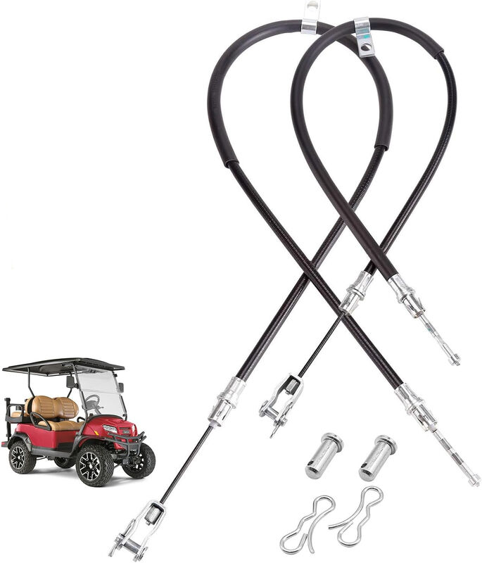 Club Car Precedent Cable de freno lado del conductor 102557502 OEM reemplazo posición del lado del conductor acero recubierto de vinilo