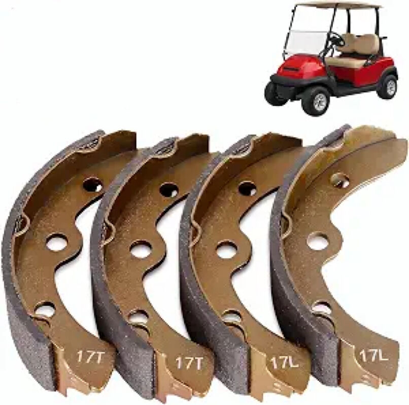 Zapatas de freno de Club Car 101823201, repuesto OEM, guarnición de fricción orgánica apta para modelo posterior de 1995
