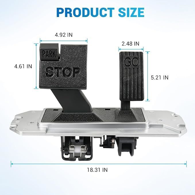 Conjunto de pedal precedente de Club Car 102500001 Reemplazo OEM Conjunto de pedal completo de pedal de primera generación