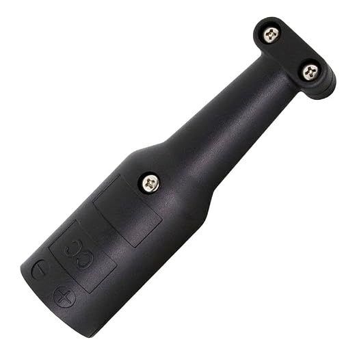 Enchufe del cable del cargador de 48 V para Club Car 101828901 Enchufe de repuesto de carcasa de goma moldeada de actualización premium únicamente