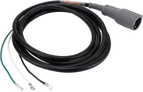 Club Car Cable de carga de 48 V Cable de enchufe 101828901 Actualización premium Cable pesado de tres metros Enchufe impermeable moldeado