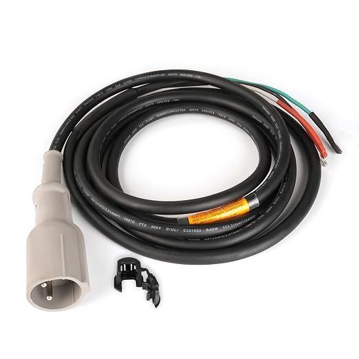 Cable de carga de 48V para Club Car, Cable de enchufe 101828901, repuesto OEM, Cable pesado de tres metros, enchufe impermeable moldeado